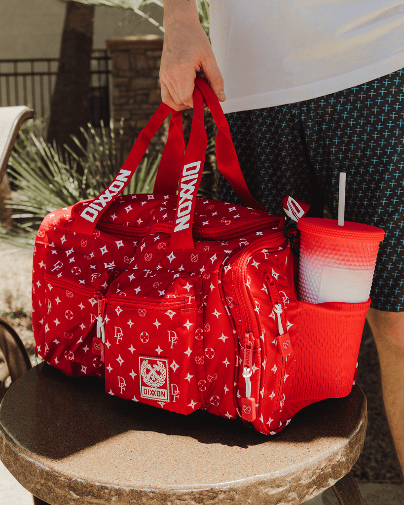 Bougie Duffle Bag - Red & White - Dixxon Flannel Co.