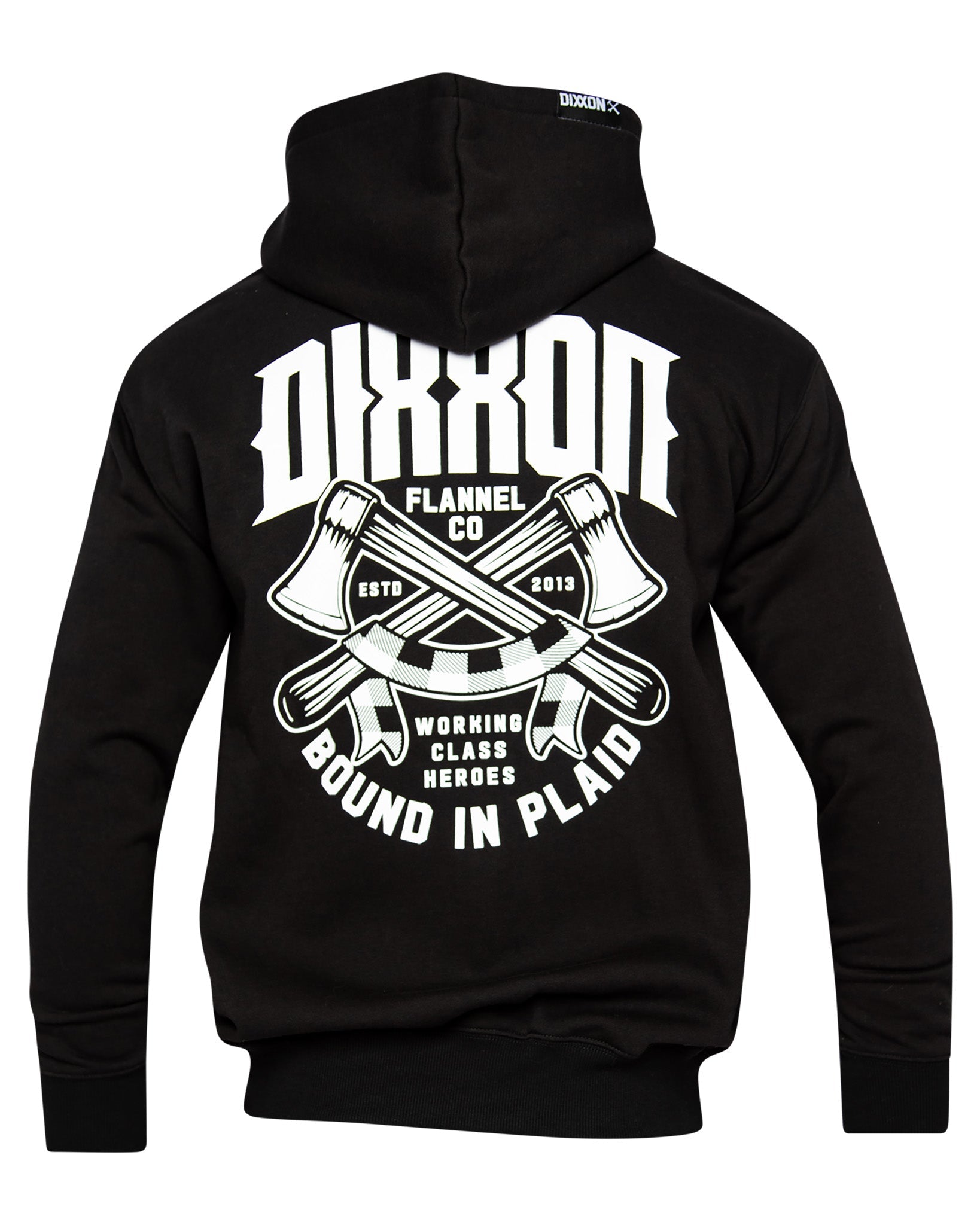 Bound In Plaid Zip Up - Black - Dixxon Flannel Co.