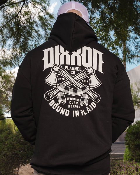 【08Sircus】ピグメントチェックボンディングブルゾン Bound In Plaid Zip Up - Black | Dixxon Flannel Co.