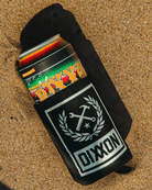 Box Crest Koozie Can Cooler - Black & White - Dixxon Flannel Co.