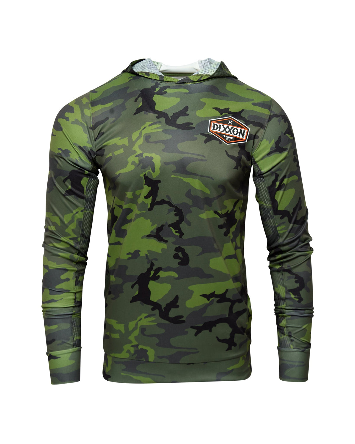 Branded UV Pullover Hoodie - OD Green & Camo - view 2