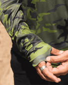 Branded UV Pullover Hoodie - OD Green & Camo - Dixxon Flannel Co.