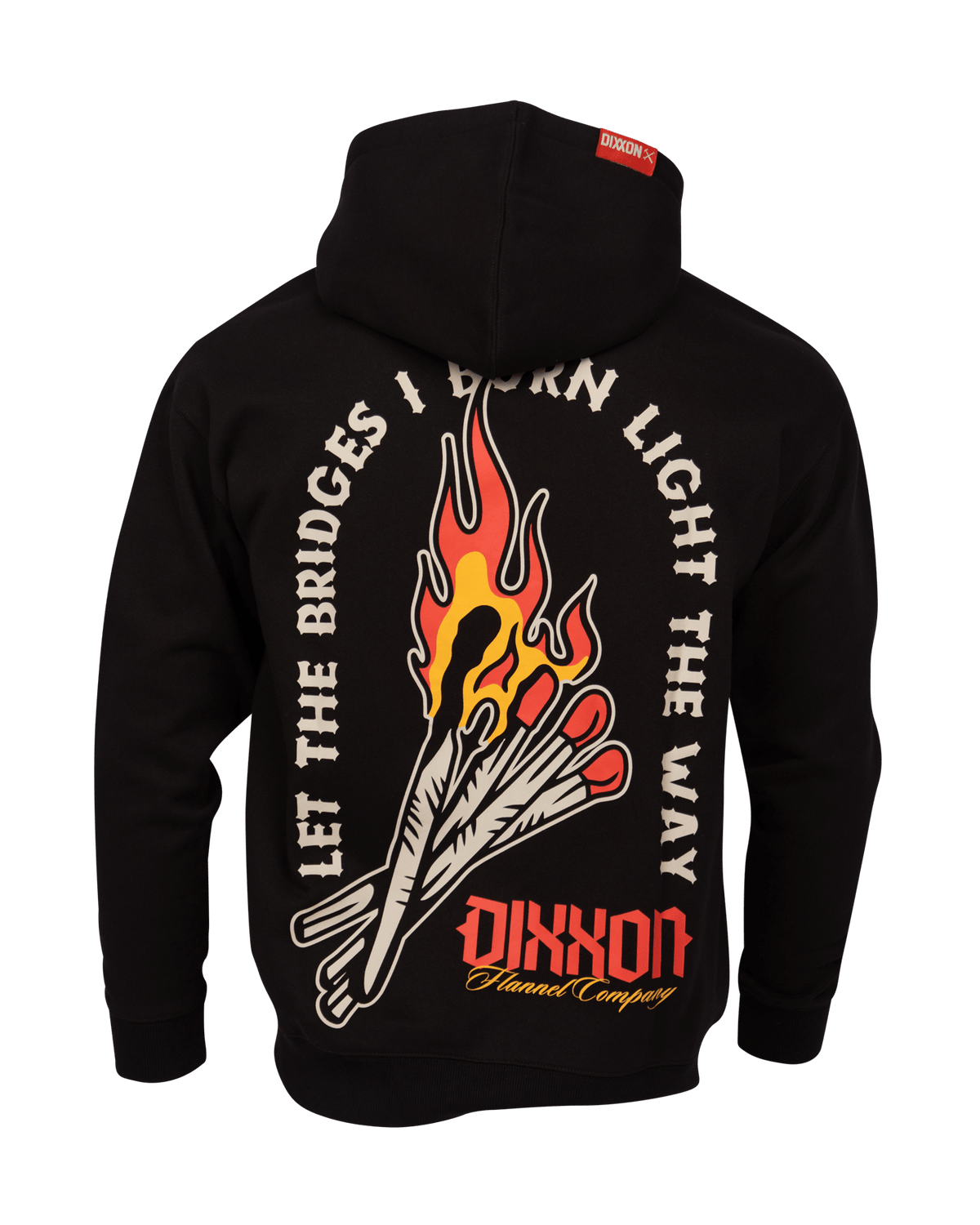 Bridge Burner Zip Up Hoodie - Black - Dixxon Flannel Co. view 2