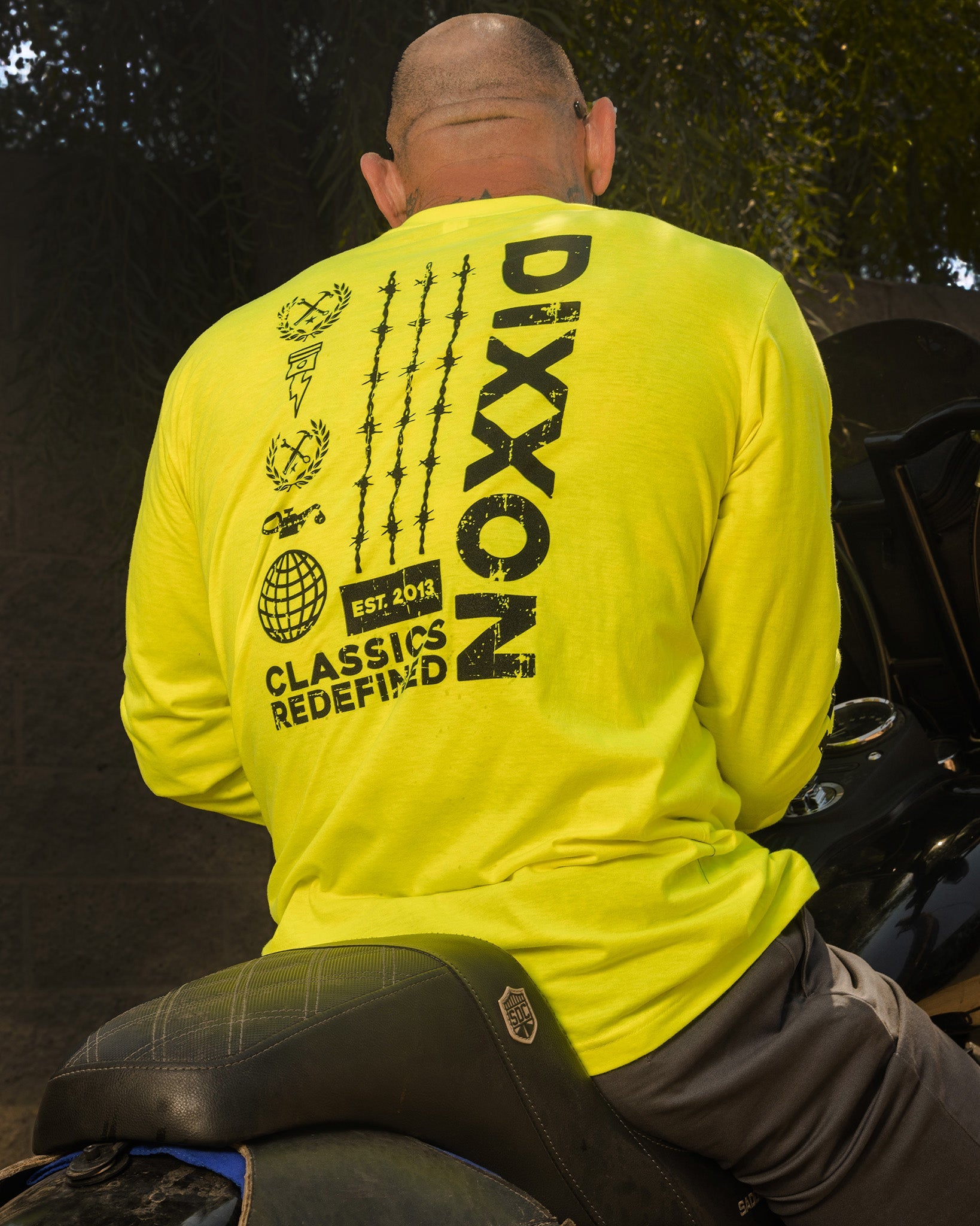 Brutal Hi Vis Long Sleeve T-Shirt - Yellow - Dixxon Flannel Co.