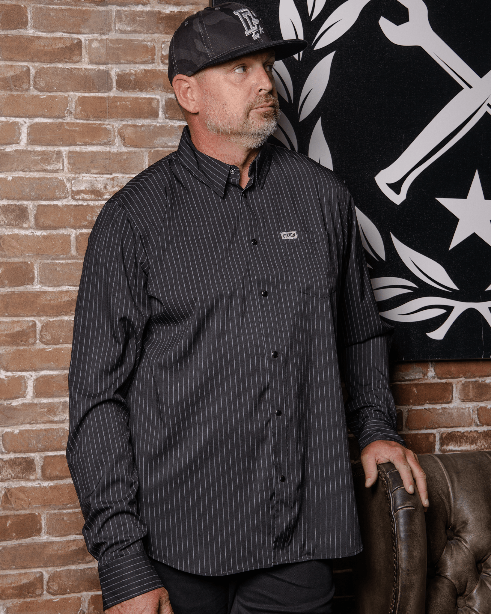 Cable Long Sleeve Party Shirt - Dixxon Flannel Co. view 5