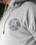 Calypso Zip Up Hoodie - Heather Gray - Dixxon Flannel Co.