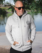 Calypso Zip Up Hoodie - Heather Gray - Dixxon Flannel Co.