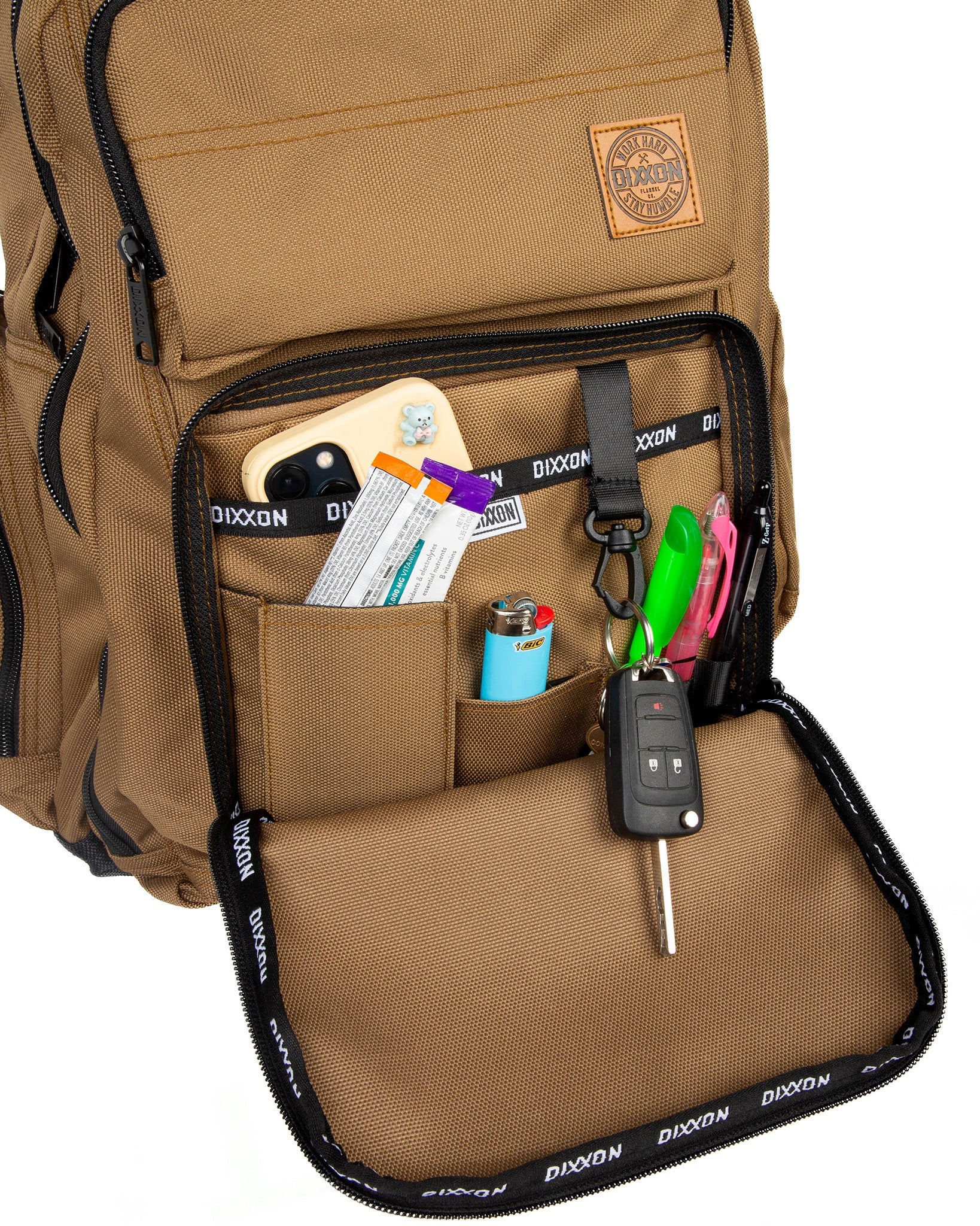 Canvas Work Bag - Tan - Thumbnail 3