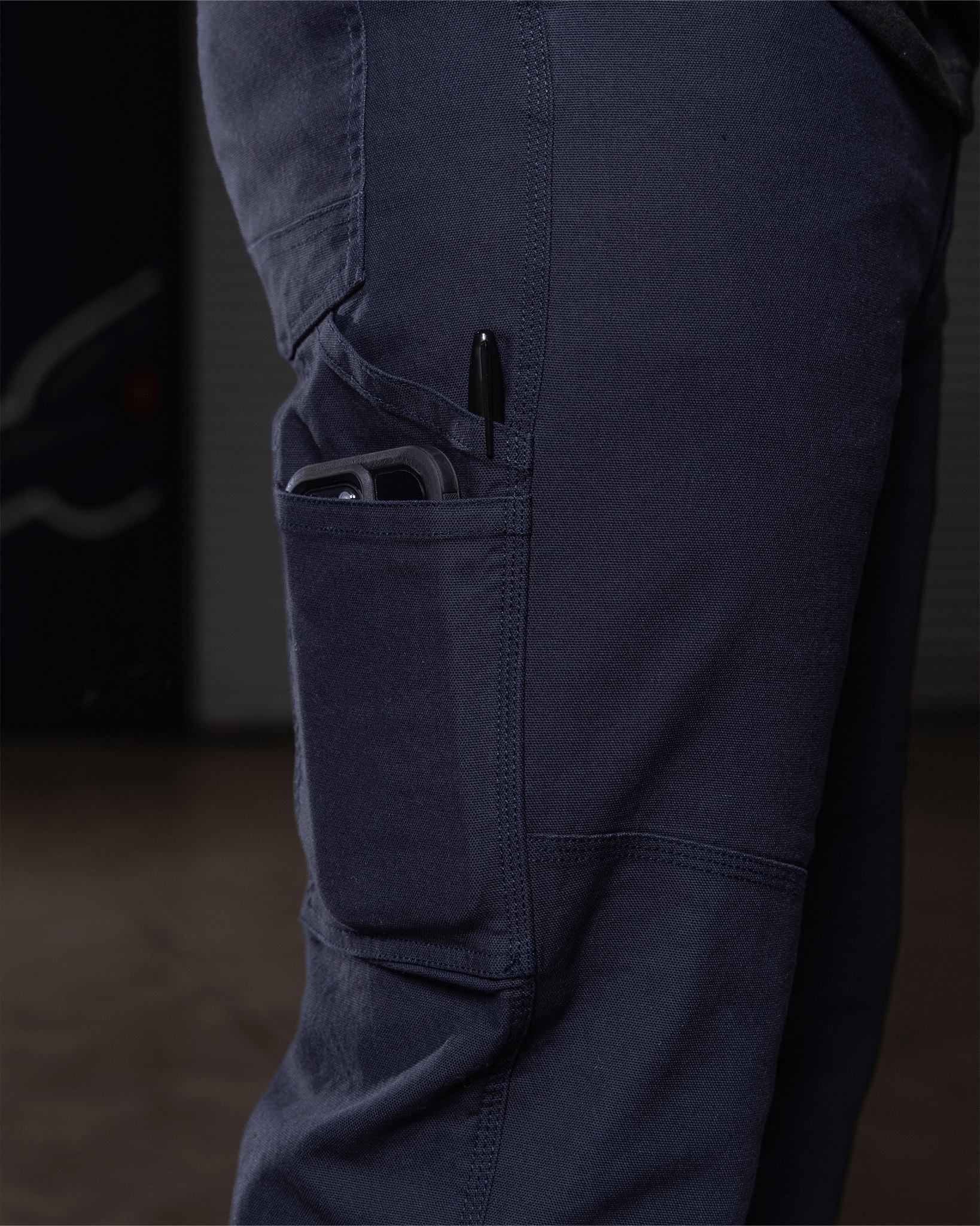 Canvas Work Pants - Navy - Dixxon Flannel Co. view 8