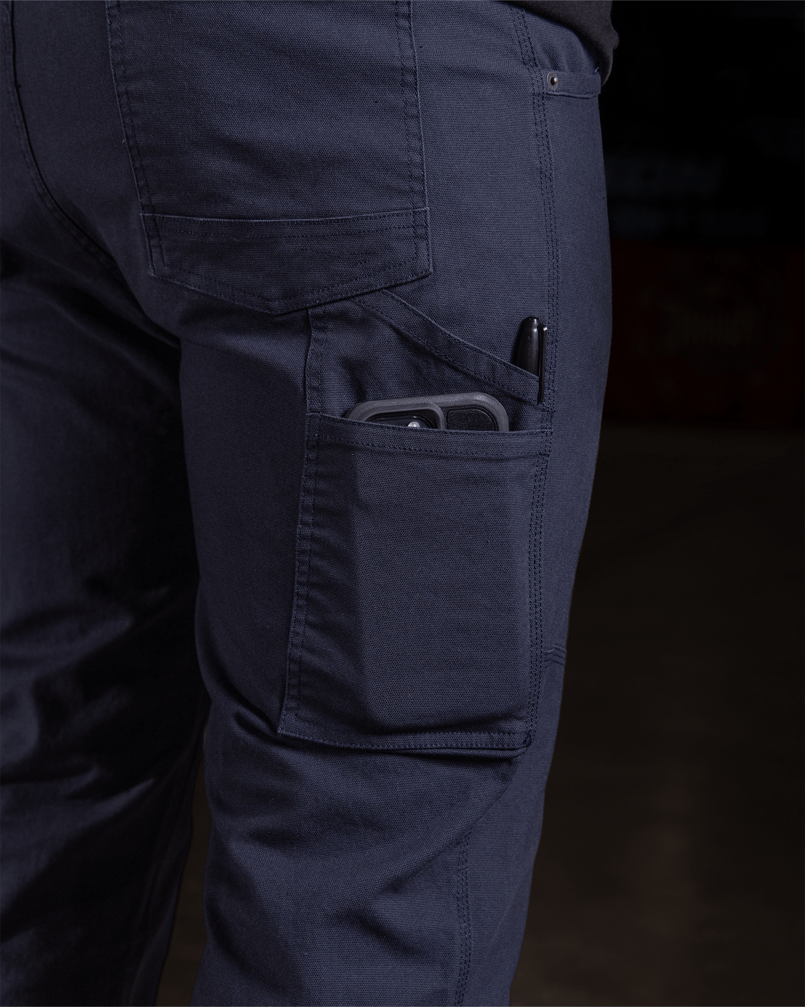 Canvas Work Pants - Navy - Dixxon Flannel Co. view 9