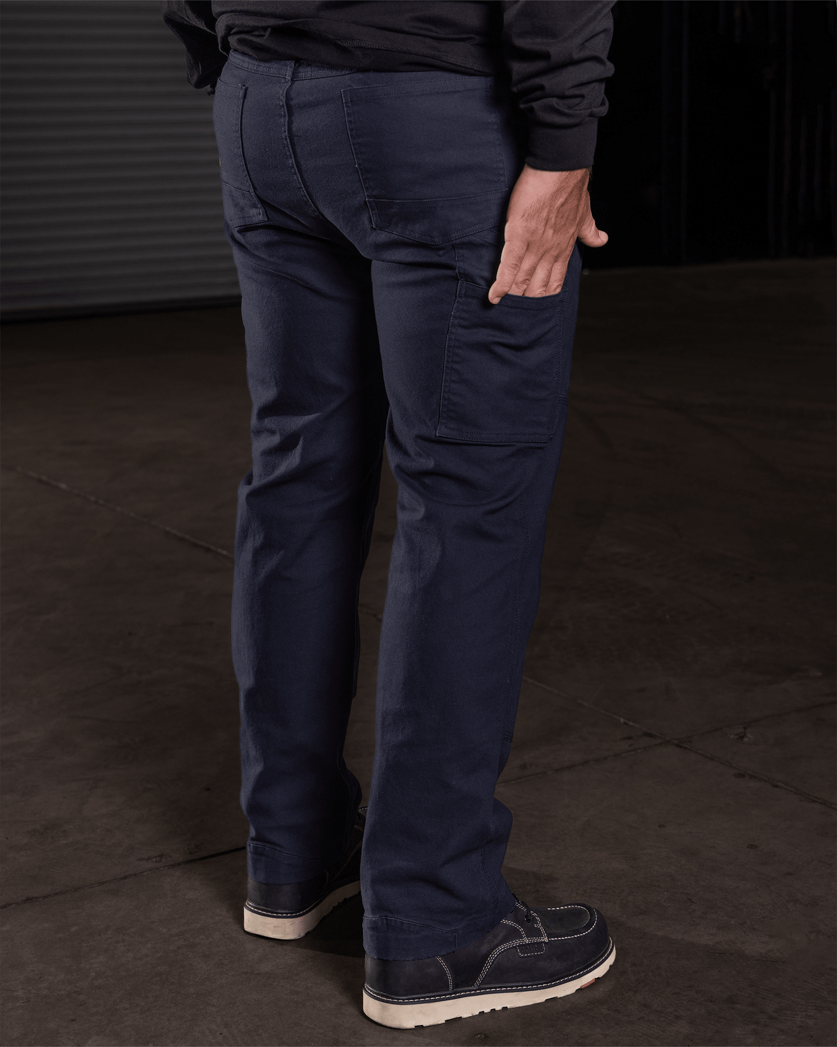 Canvas Work Pants - Navy - Dixxon Flannel Co. view 3
