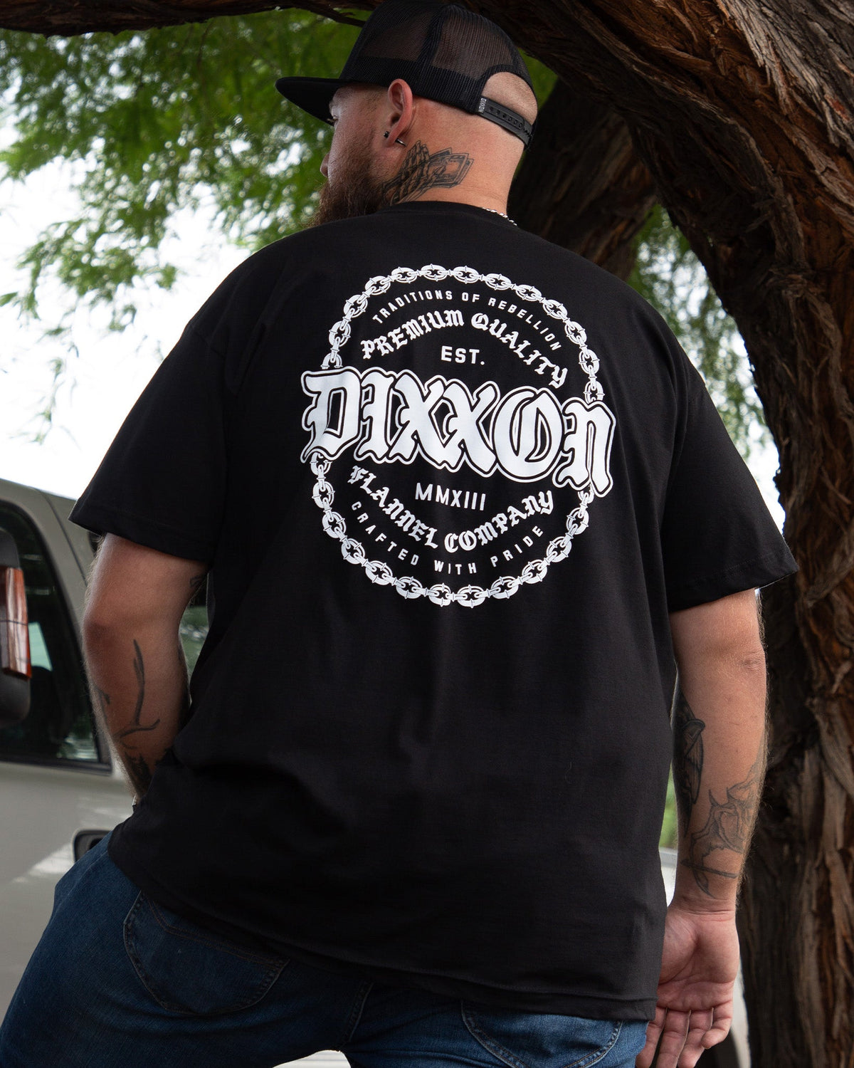 Chained T-Shirt - Black - view 1