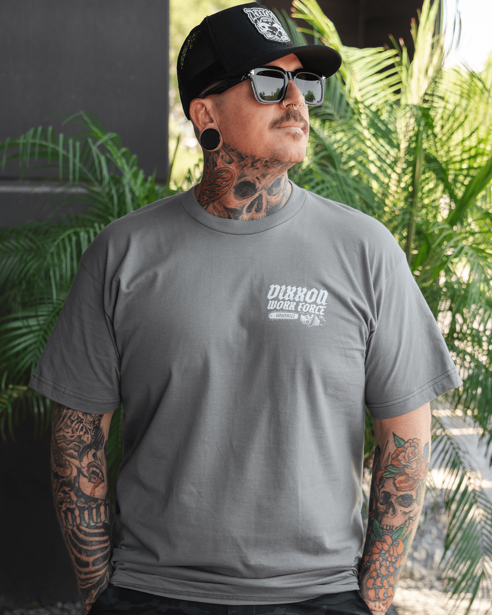 Chainsaw T-Shirt - Charcoal - Dixxon Flannel Co. view 2