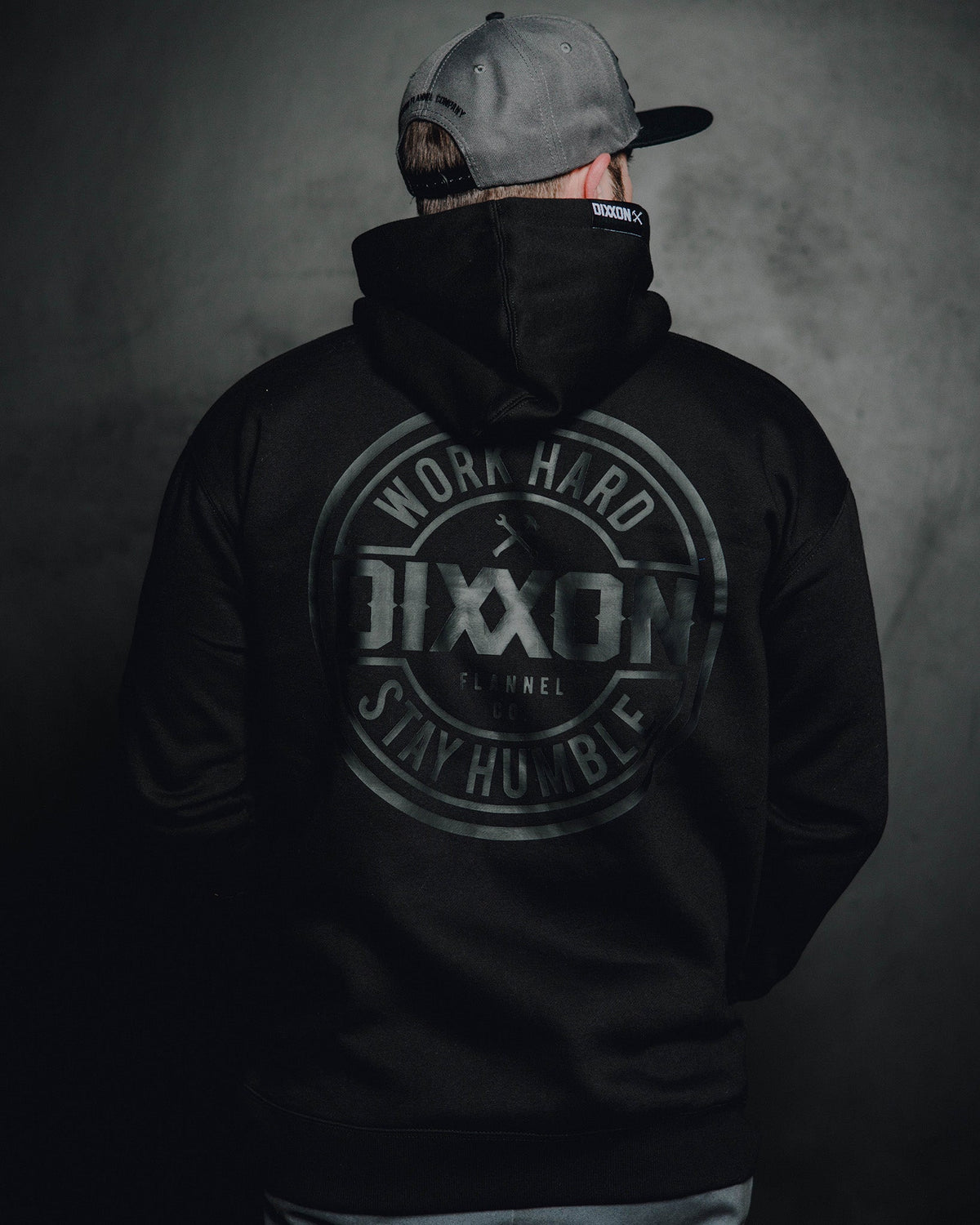 Charcoal Corpo Pullover Hoodie - Black - view 1