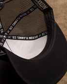 Class Flat Bill Trucker Snapback - Black & White - Dixxon Flannel Co.