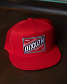 Classics Redefined Flat Bill Trucker Snapback - Red, White, & Black - Dixxon Flannel Co.