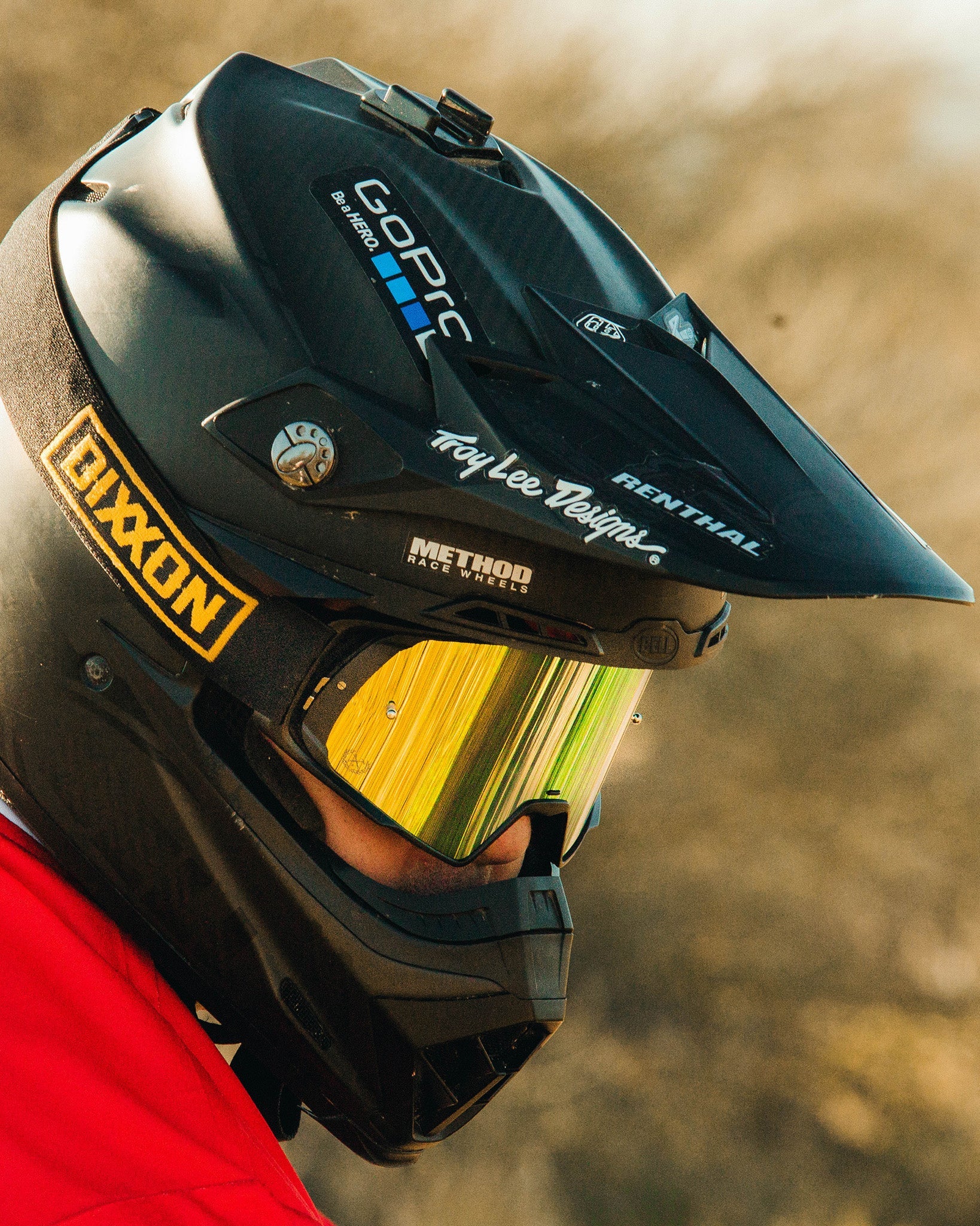 goggles for motocross helmets Contender MX Goggles - Black & Gold