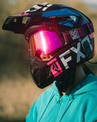 Contender PRO MX Goggles - Pink Plaid / REVO Pink Lens - Dixxon Flannel Co.