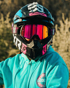 Contender PRO MX Goggles - Pink Plaid / REVO Pink Lens - Dixxon Flannel Co.