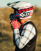 Contender PRO MX Goggles - Red Plaid / Silver Mirror Lens - Dixxon Flannel Co.