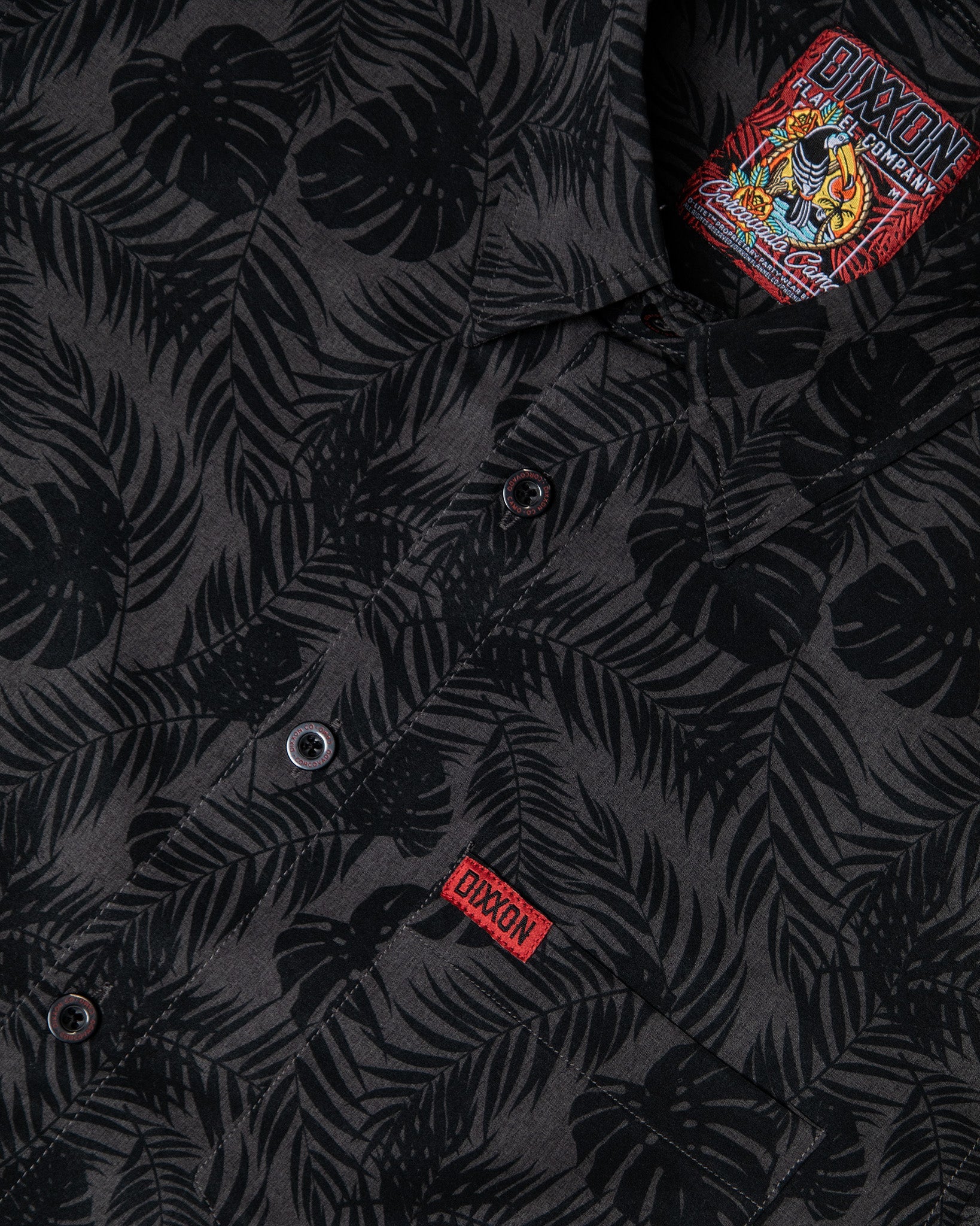 Corcovado Camo Party Shirt - Black & Gray - Dixxon Flannel Co.