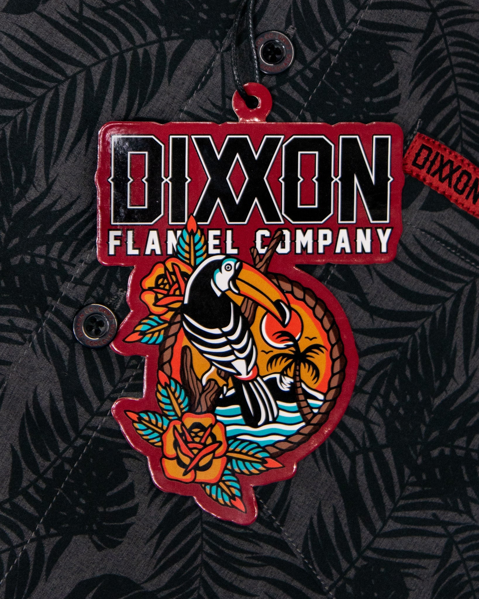 Corcovado Camo Party Shirt - Black & Gray - Dixxon Flannel Co.