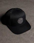 Corpo Curved Bill Trucker Snapback - Black & Gray - Dixxon Flannel Co.