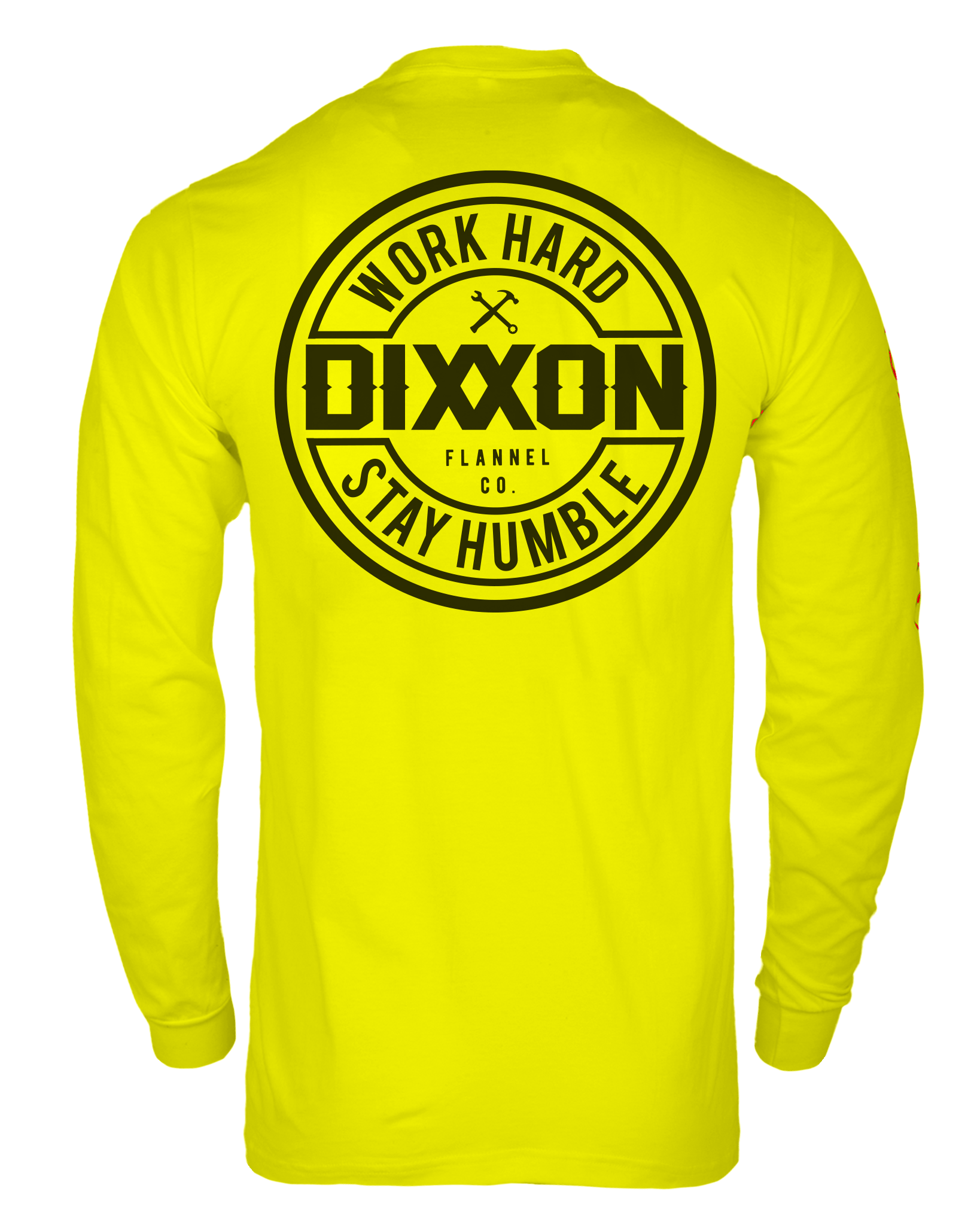 Corpo Hi Vis Long Sleeve T-Shirt - Safety Yellow - Dixxon Flannel Co.