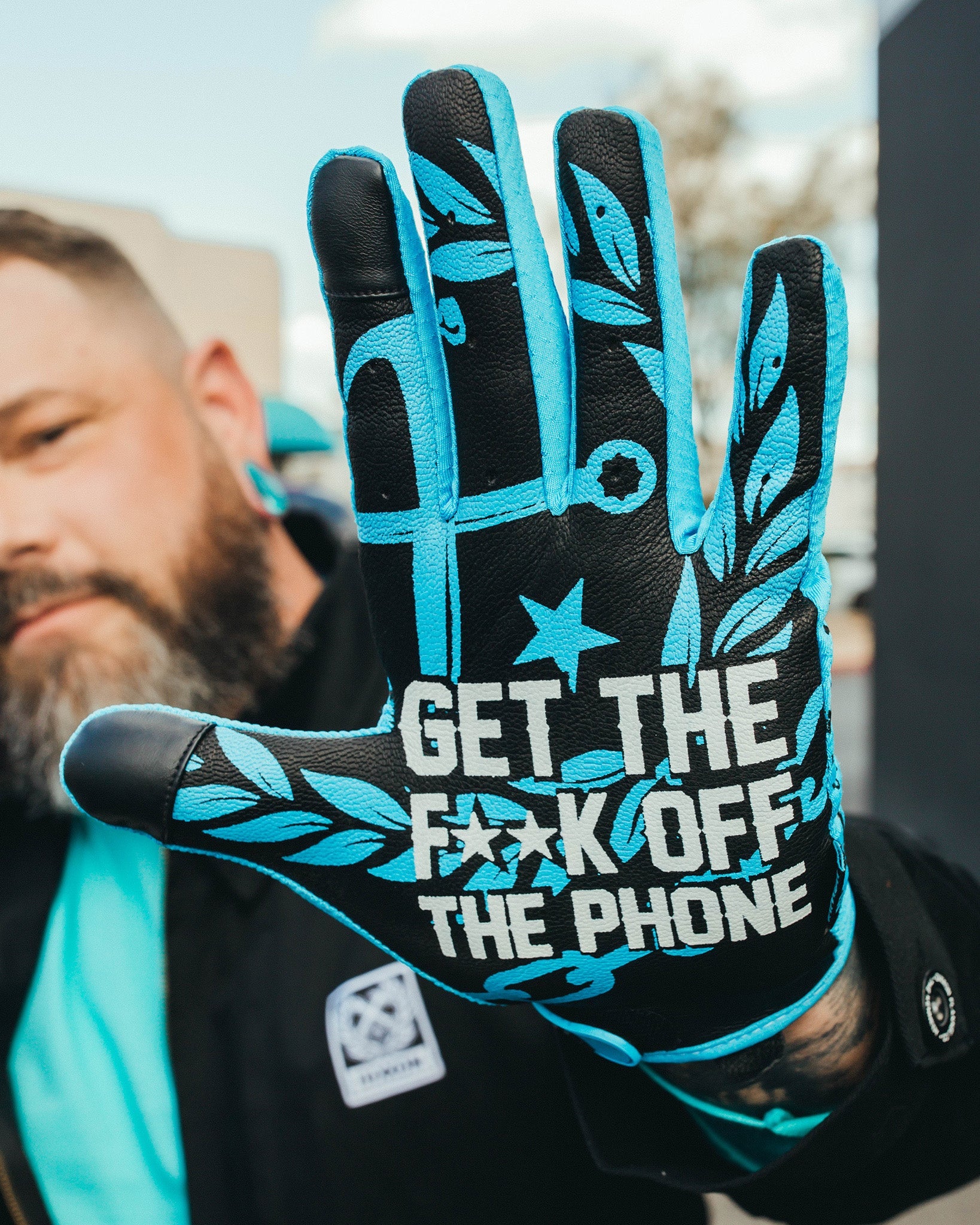 Corpo Moto Gloves - Aqua & Black - Dixxon Flannel Co.