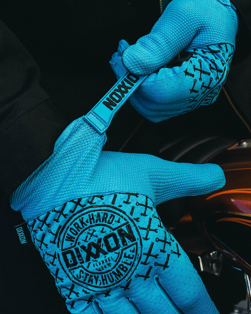 Corpo Moto Gloves - Aqua & Black - Dixxon Flannel Co.