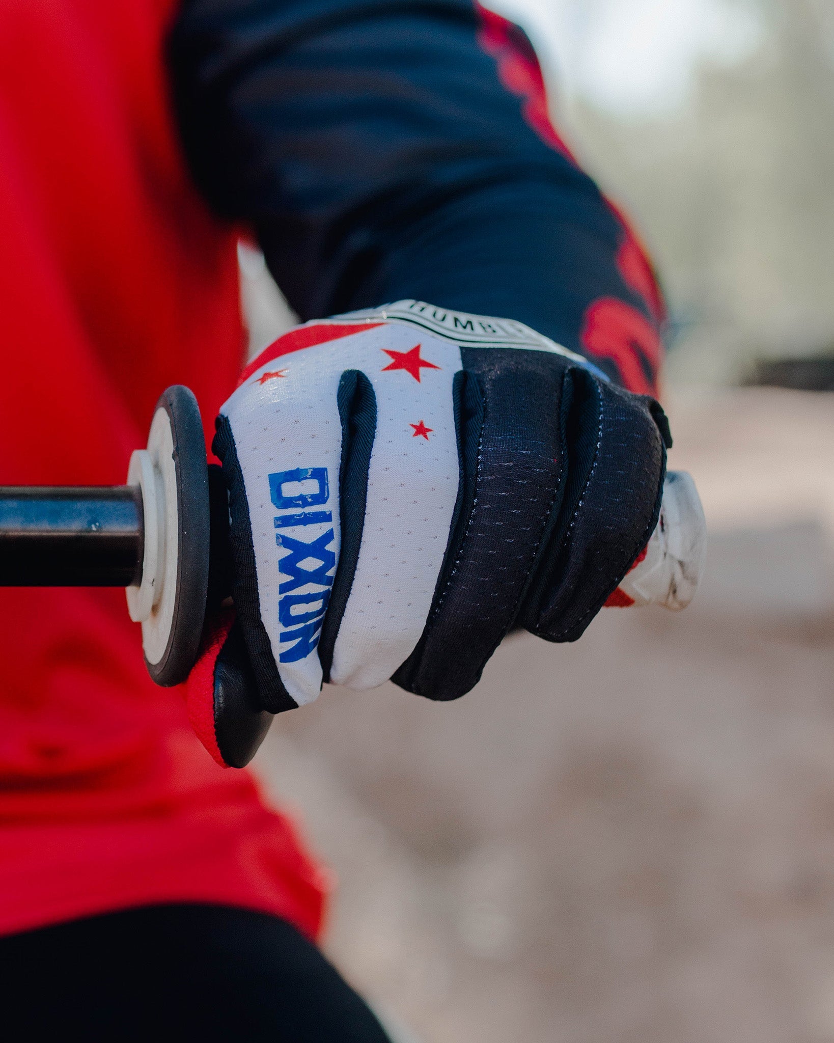 Corpo Moto Gloves - Red, White, & Blue - Dixxon Flannel Co.