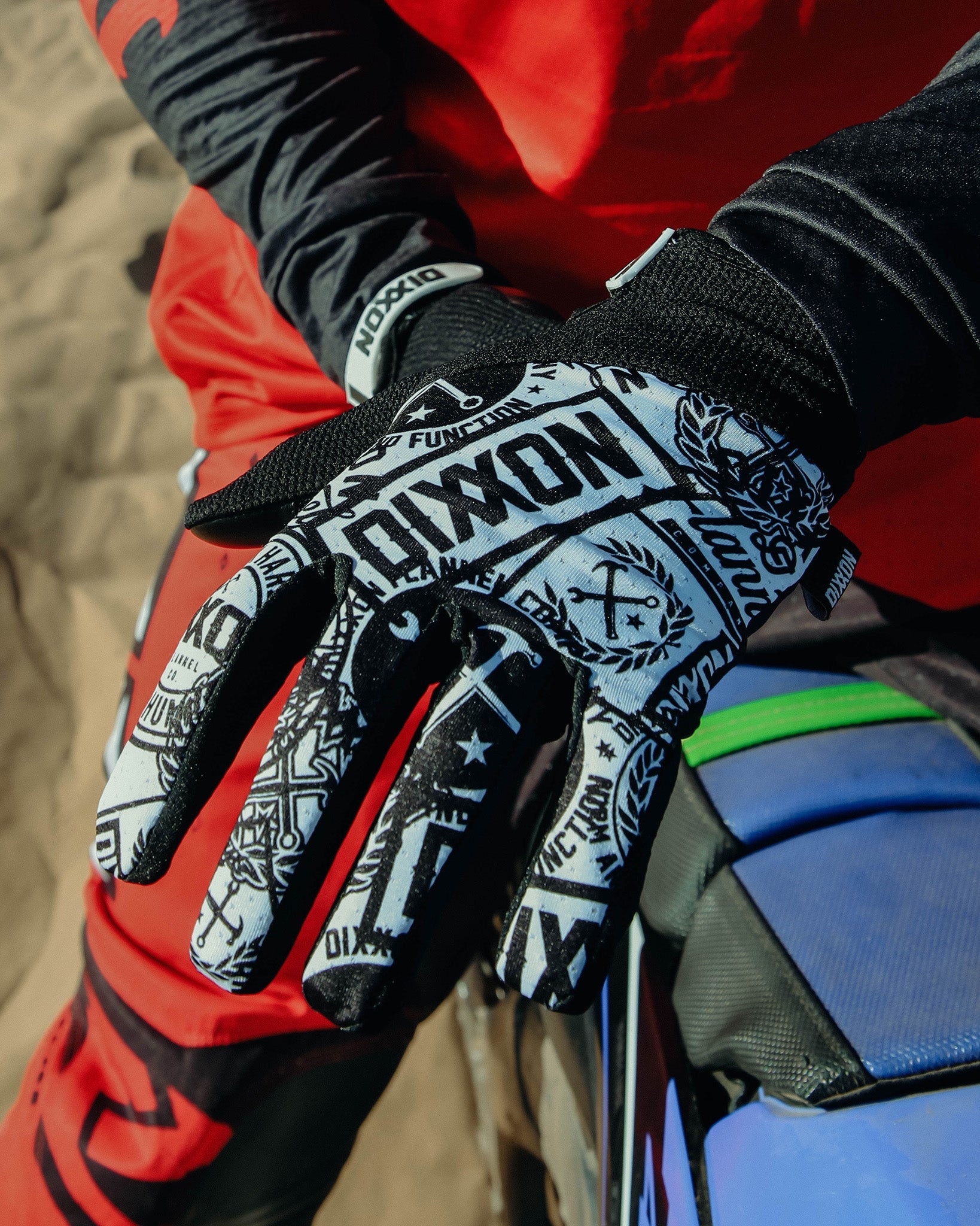 Corpo Overload Moto Gloves - Black & White - Dixxon Flannel Co.
