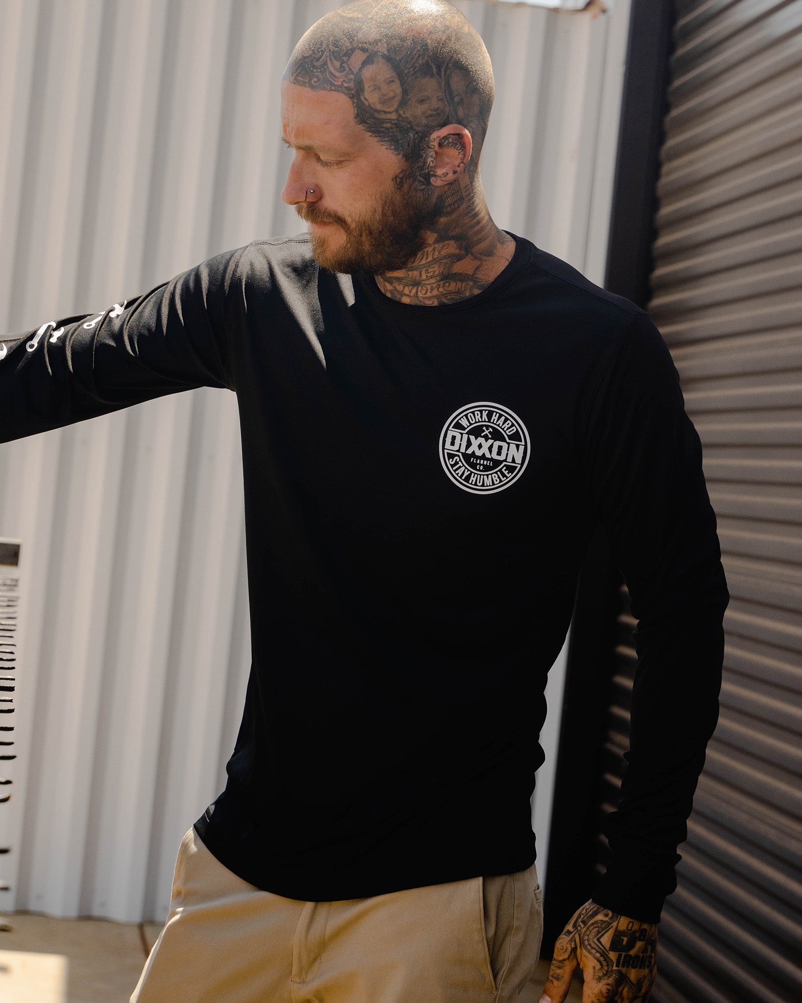 Corpo UV Long Sleeve T-Shirt - Black - Dixxon Flannel Co.
