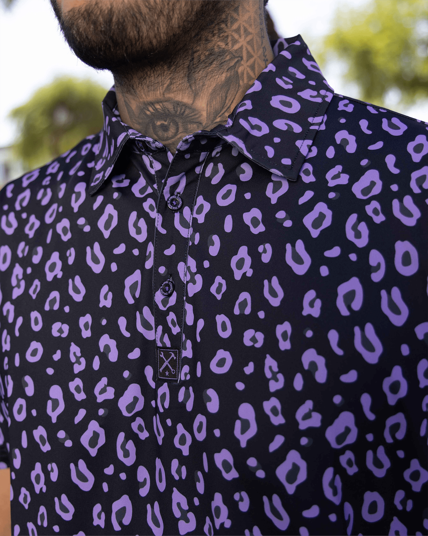 Cougar Hunter Party Polo - Purple - Dixxon Flannel Co.