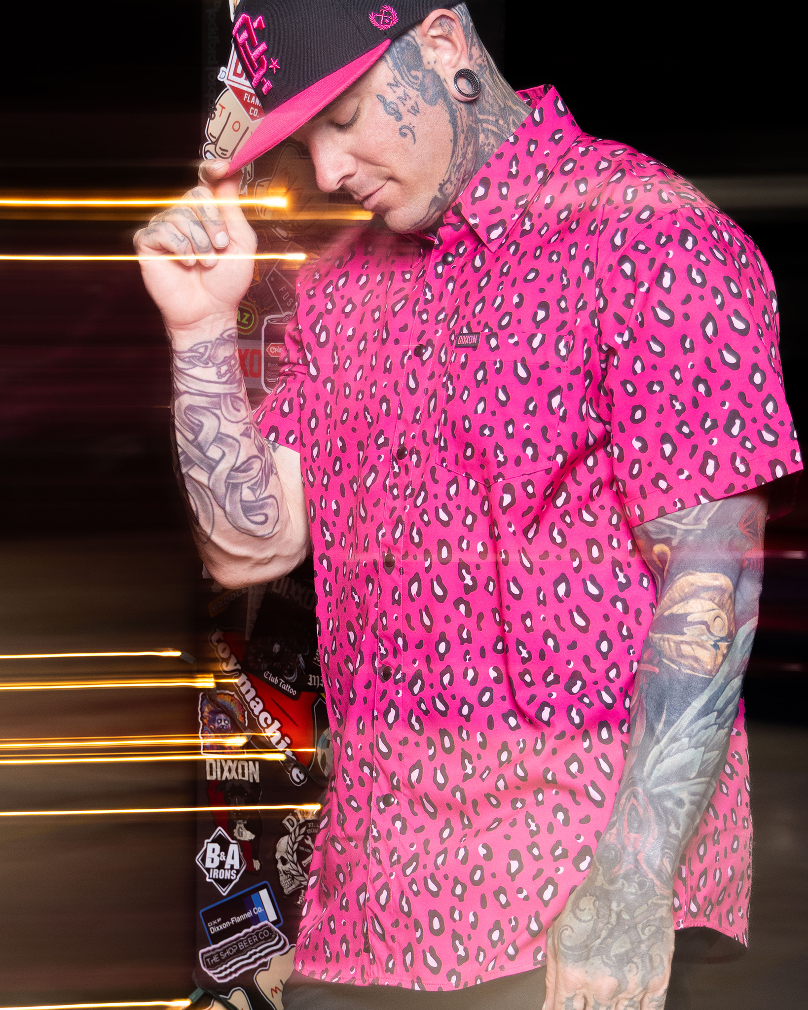 Cougar Hunter Party Shirt - Pink - Dixxon Flannel Co.