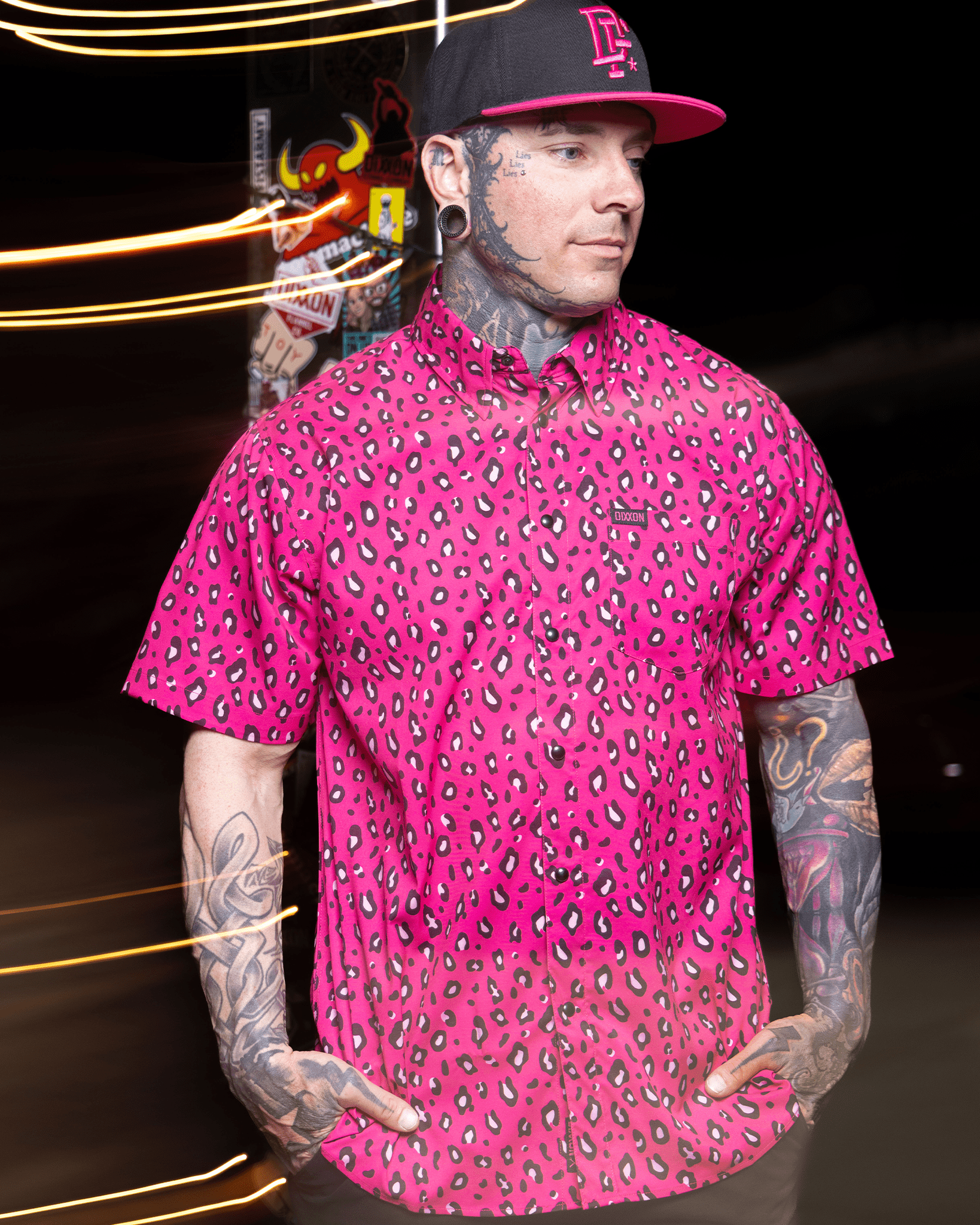 Cougar Hunter Party Shirt - Pink - Dixxon Flannel Co.