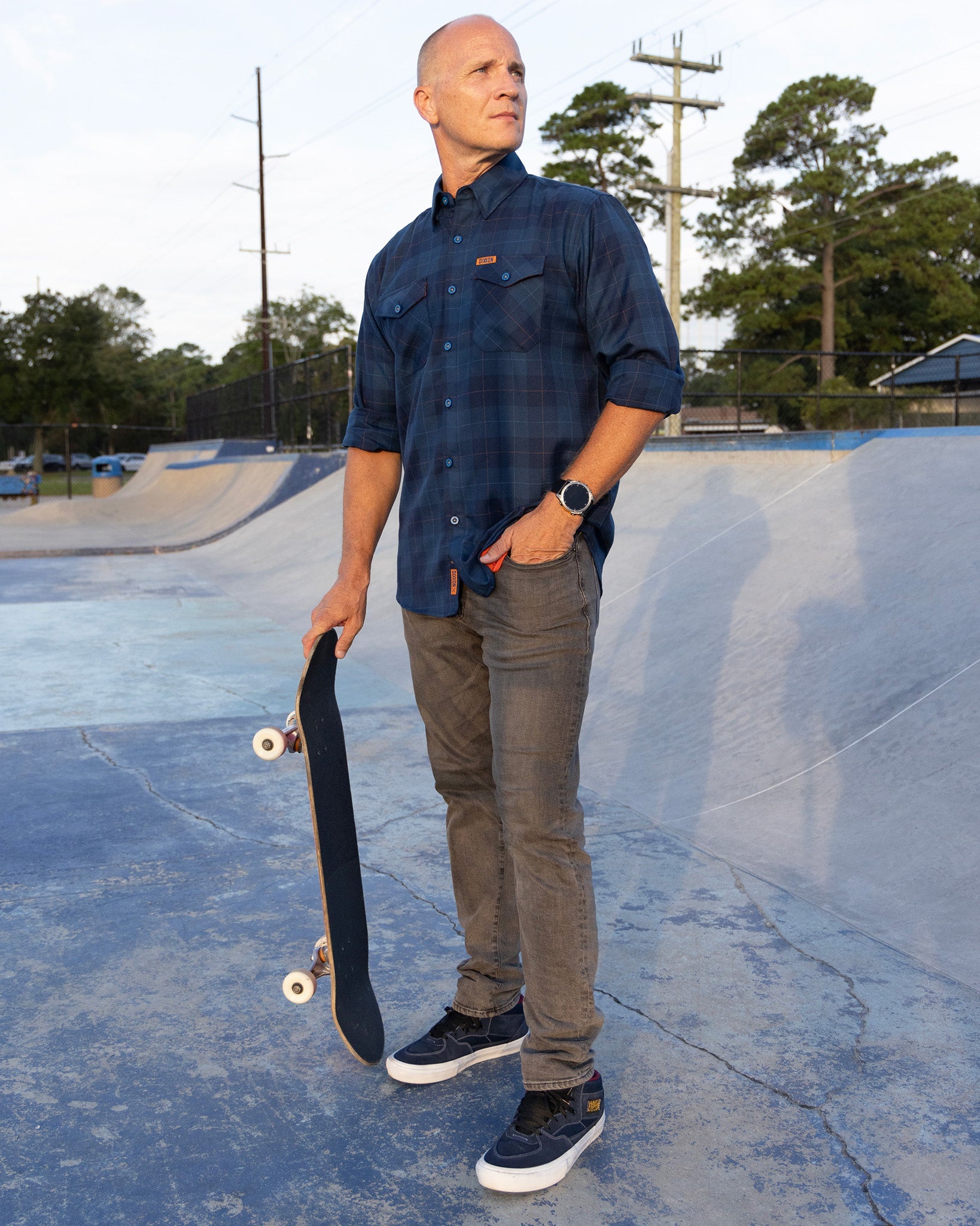 Never-Ending Navy Draplin Flannel | Dixxon Flannel Co.