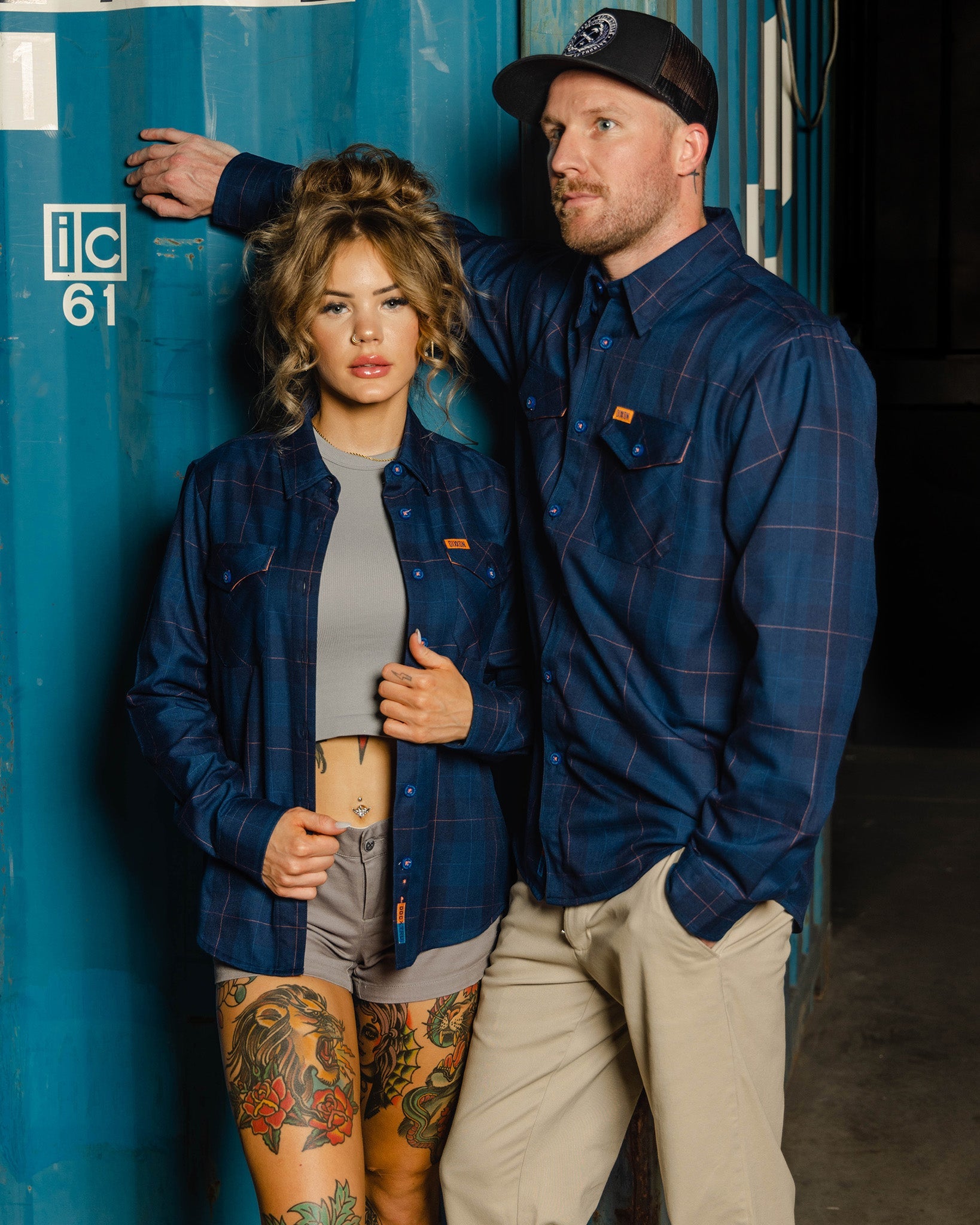DDC + TRU (Draplin) Flannel - Never-Ending Navy | Dixxon Flannel Co.