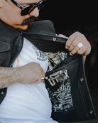Deadwood Suede Leather Vest - Black - Dixxon Flannel Co.
