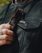 Deadwood Suede Leather Vest - Black - Dixxon Flannel Co.
