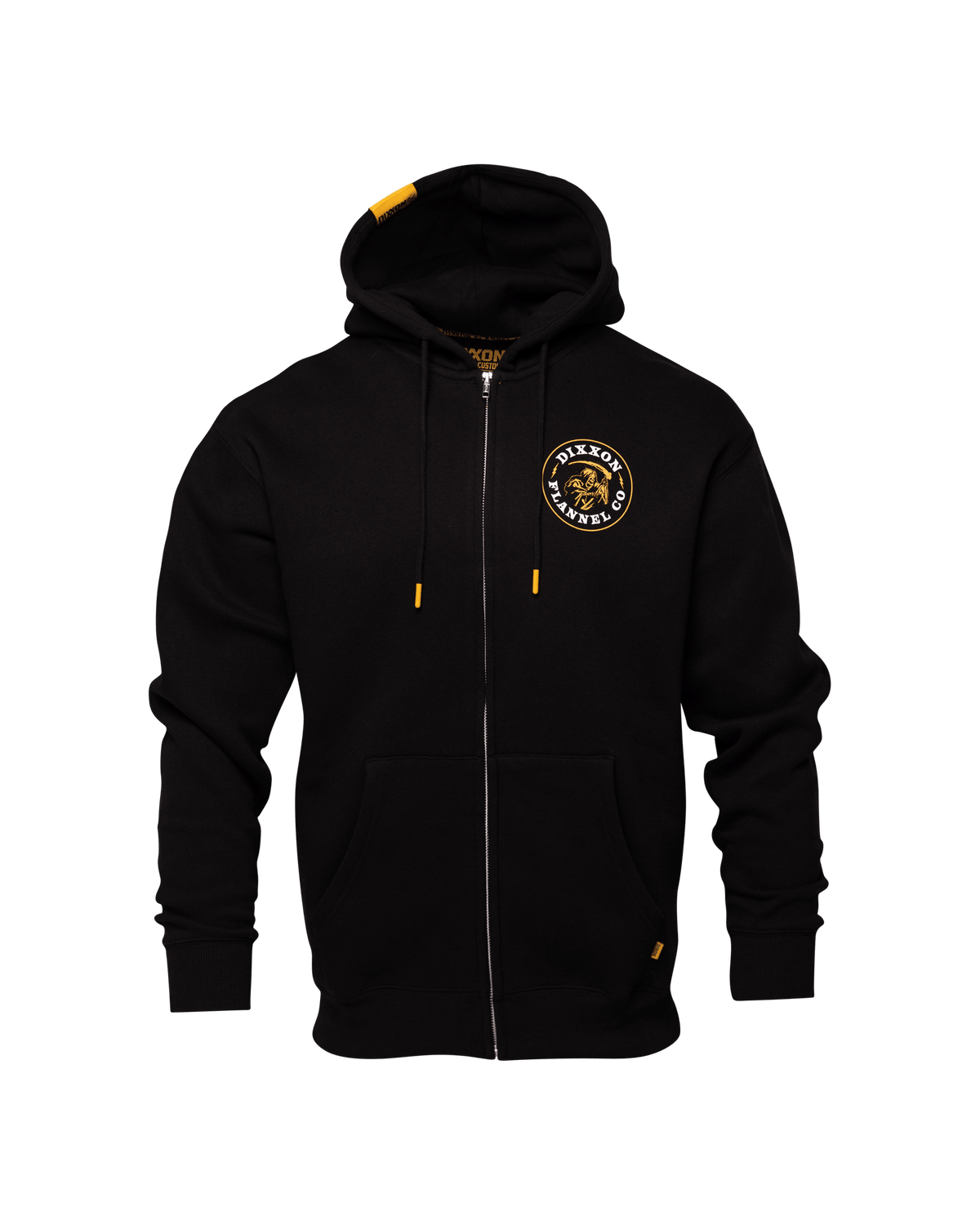 Death Boy Zip Up Hoodie - Black - view 3