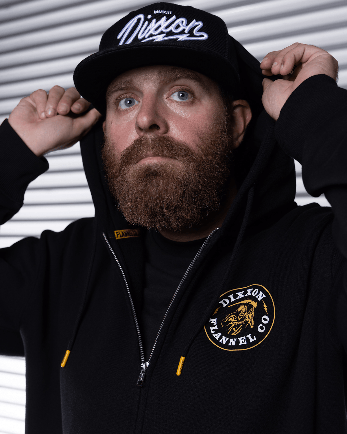 Death Boy Zip Up Hoodie - Black - view 7