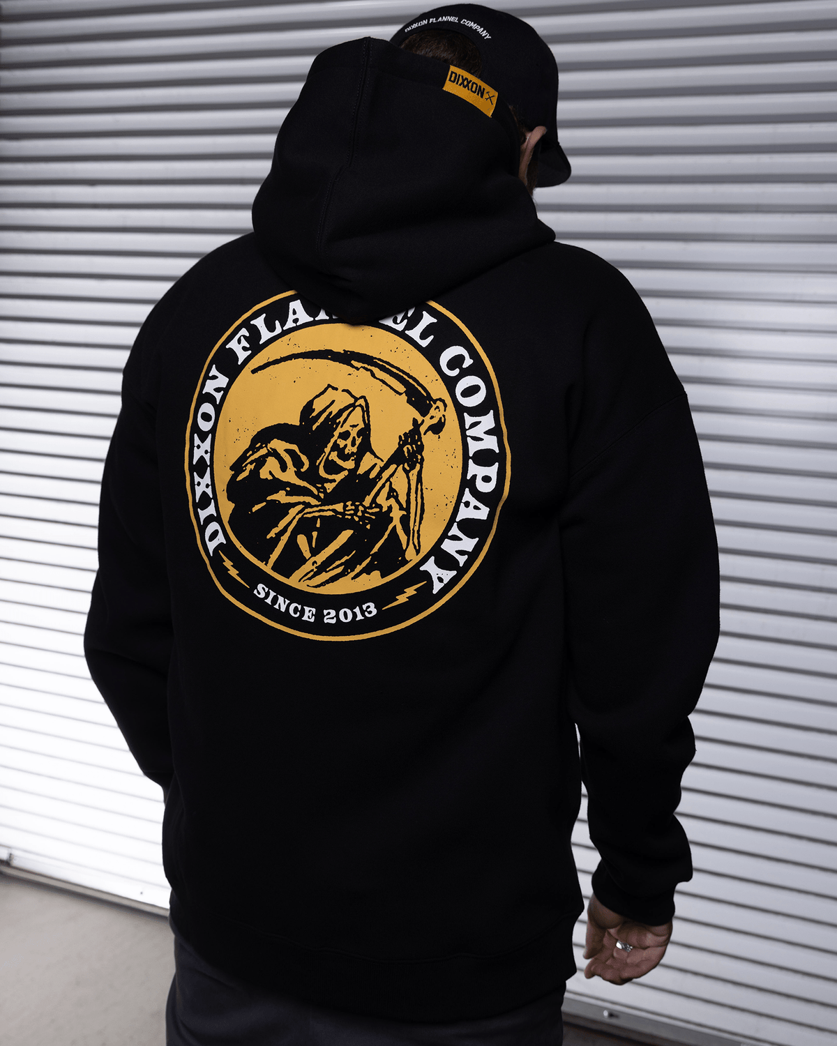 Death Boy Zip Up Hoodie - Black - view 1