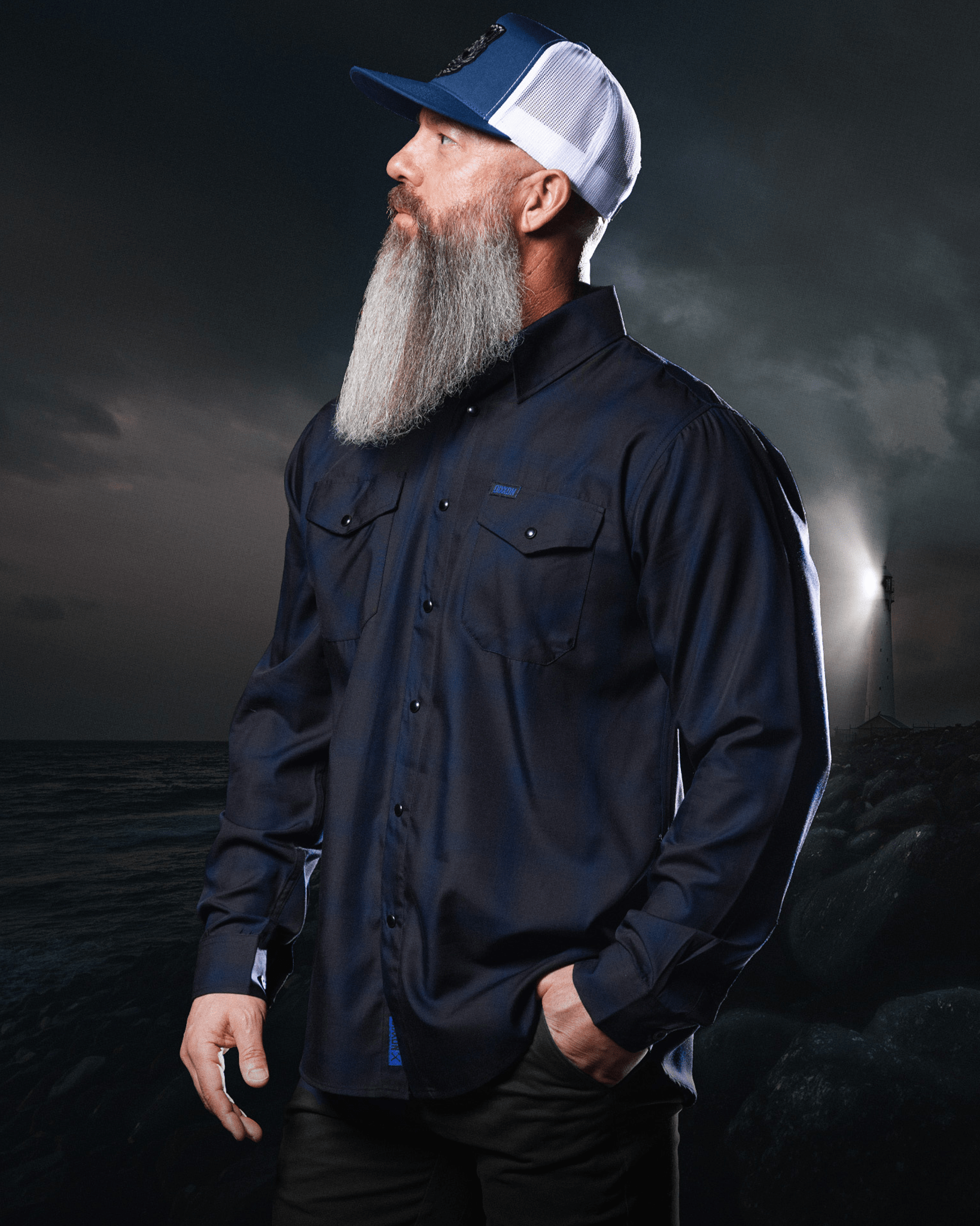 Deep Sea Bamboo Long Sleeve - Dixxon Flannel Co.