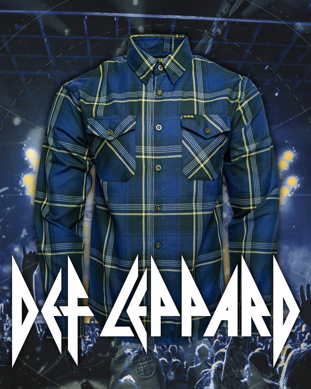Def Leppard 'On Through the Night' Flannel - Dixxon Flannel Co.