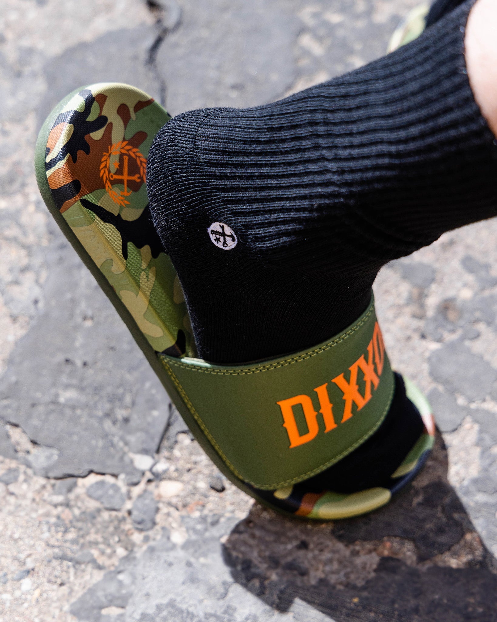 Delta Slides - Green Camo - Dixxon Flannel Co.