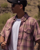Desert Rose Short Sleeve Flannel - Dixxon Flannel Co.