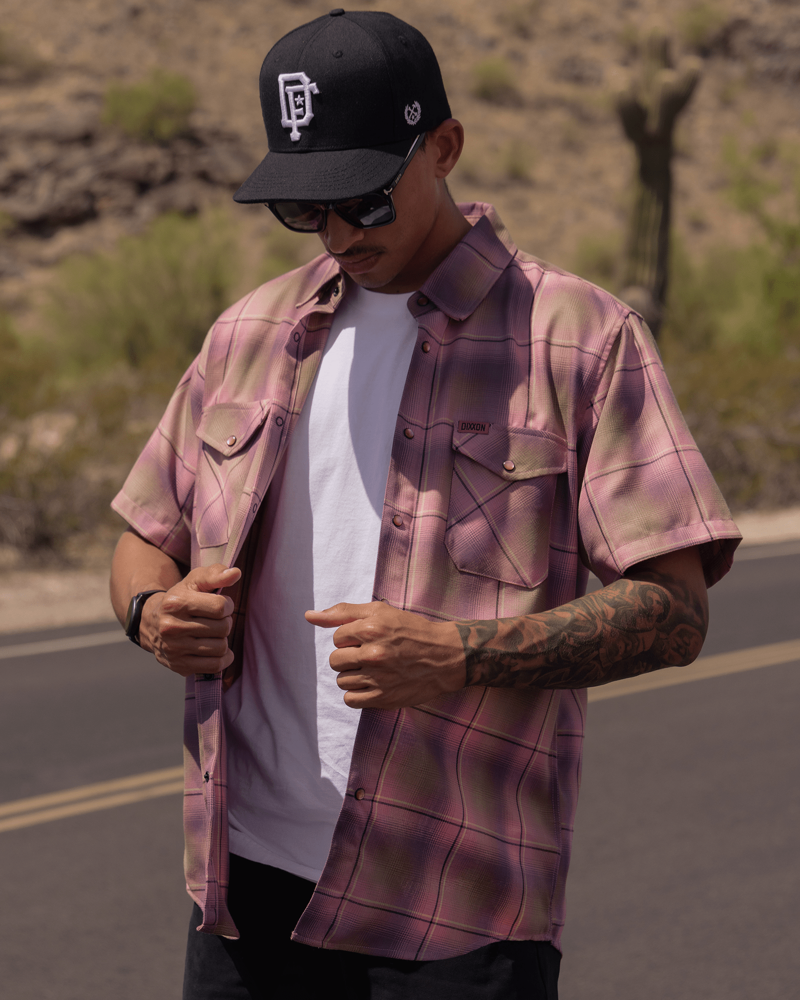 Desert Rose Short Sleeve Flannel - Dixxon Flannel Co. view 16