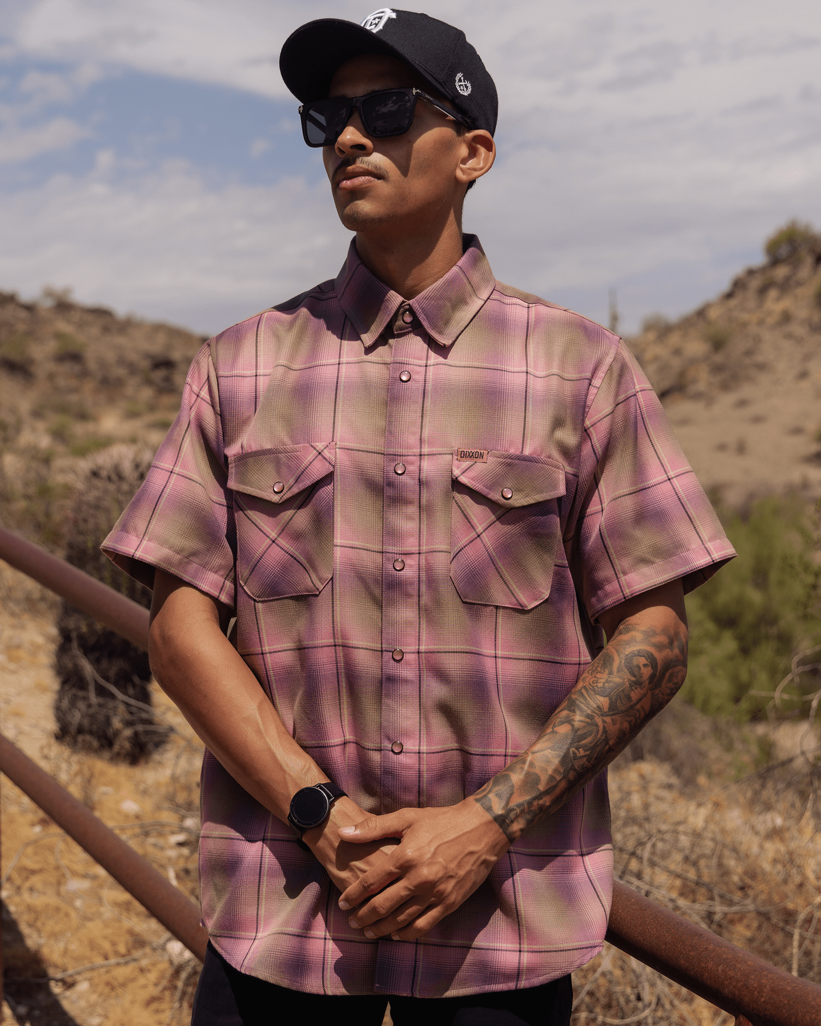 Desert Rose Short Sleeve Flannel - Dixxon Flannel Co. view 1
