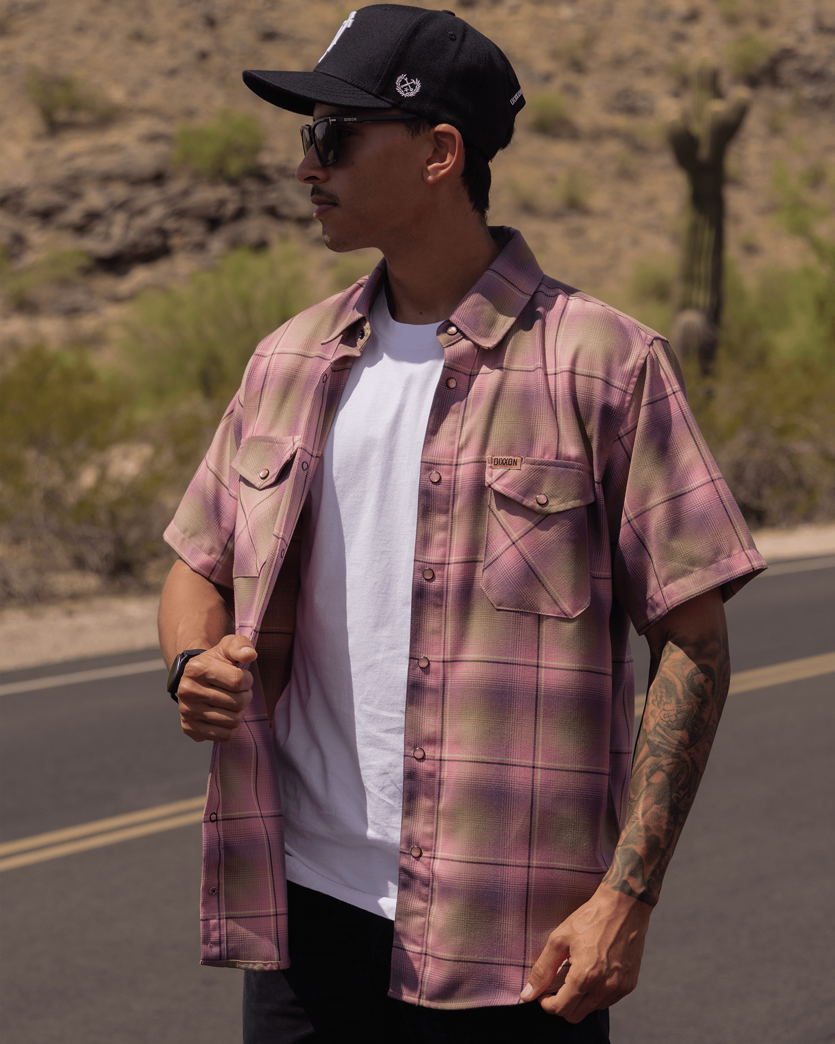 Desert Rose Short Sleeve Flannel - Dixxon Flannel Co. view 18